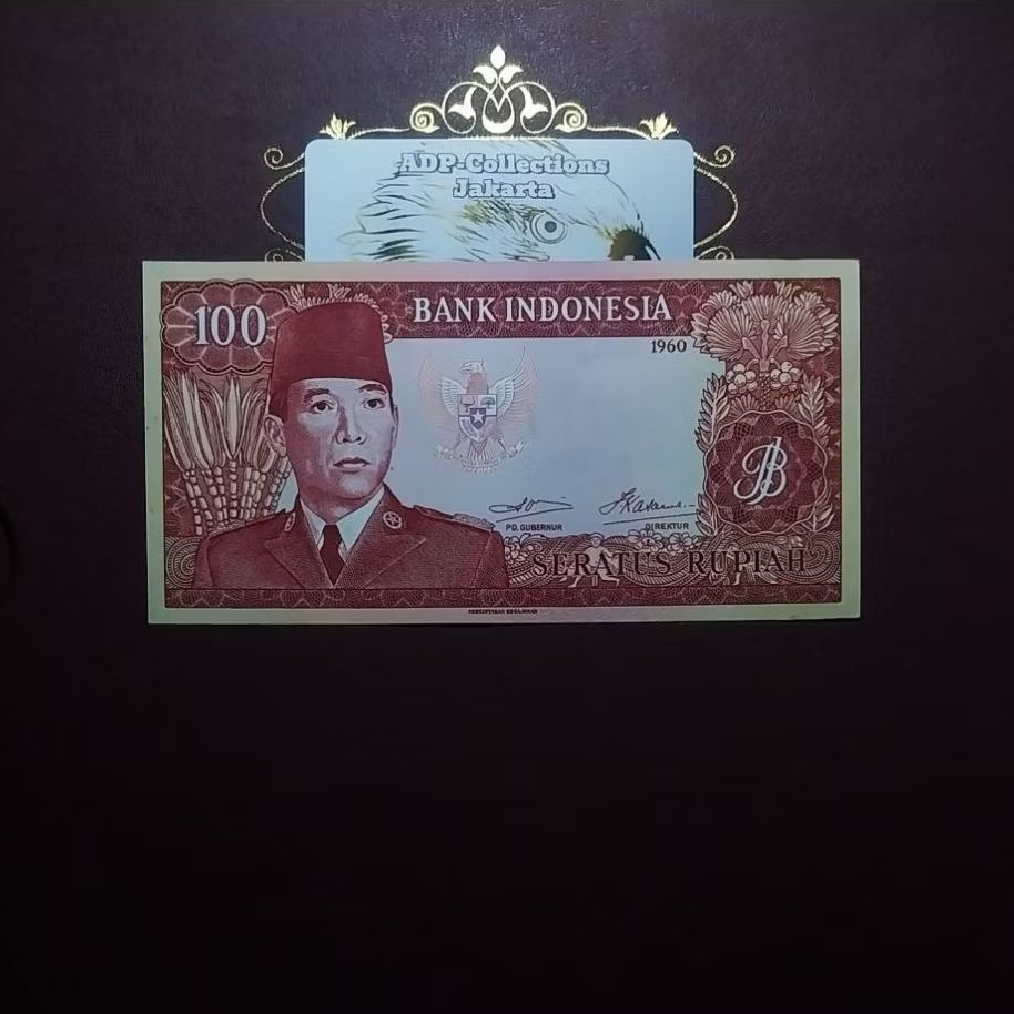 Uang Kuno 100 Sukarno Tahun 1960