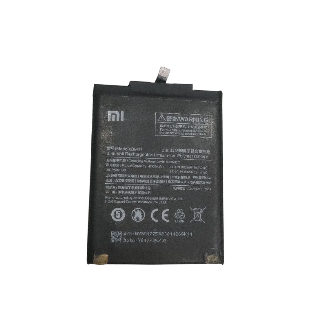 BATRAI REDMI 4X BM47 ASLI ORI COPOTAN