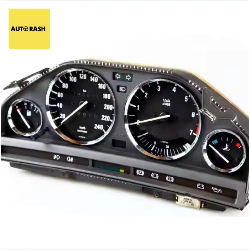BMW E30 ring chrome speedometer instrument cluster