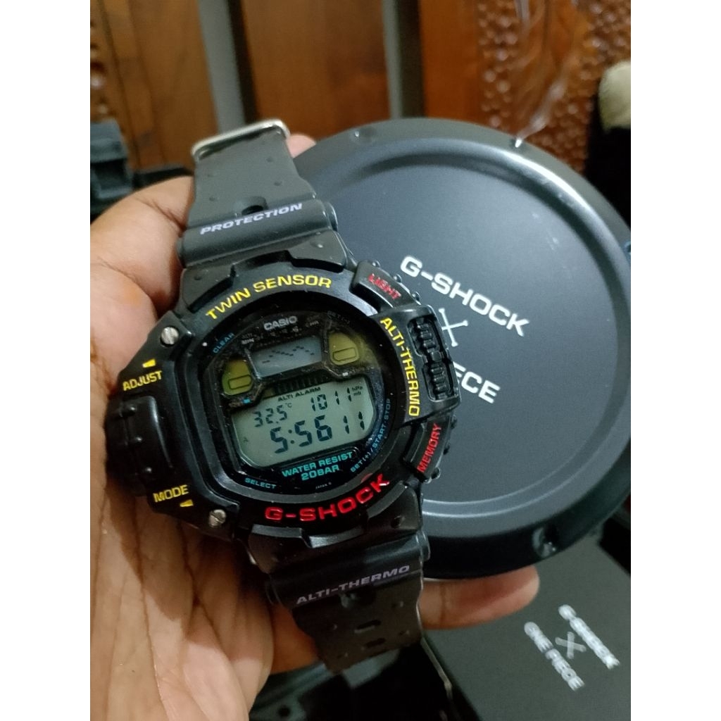 Casio G-Shock DW-6700 Sky Force Twin Sensor Vintage Original Preloved Jam Tangan Shock Resist Water 