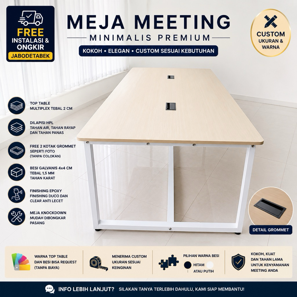 Meja Meeting/ Meeting Table