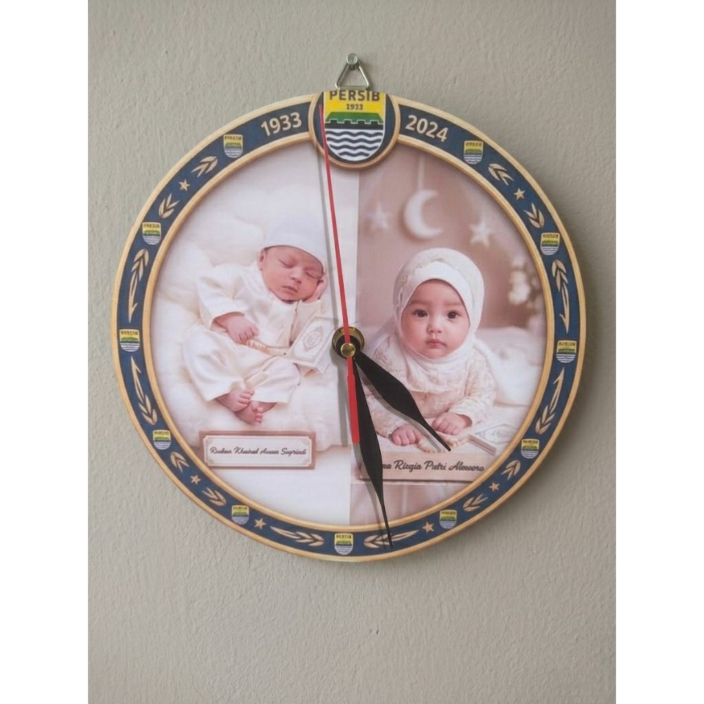 Jam Dinding Hiasan Dekorasi Minimalis MDF Wall Decoration  20cm