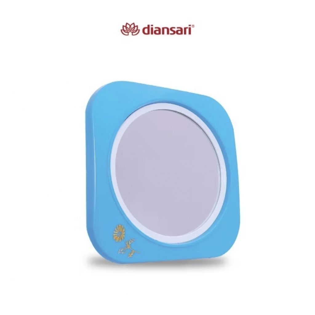 Cermin Bulat Plastik / Nice Mirror / Cermin Dinding/Kaca Duduk Bulat Diansari