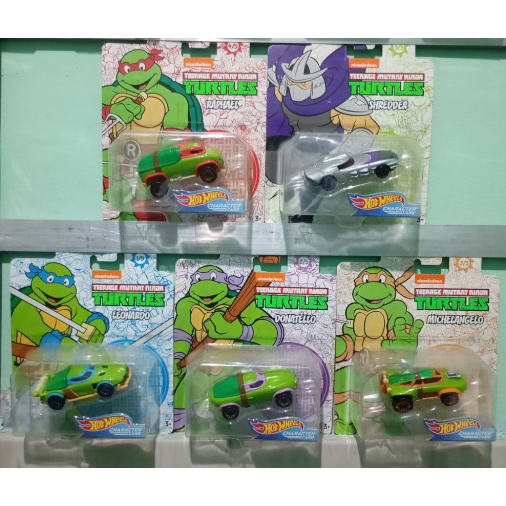 Hot Wheels Turtle Set 5pcs
