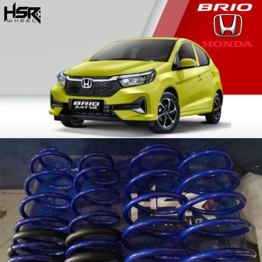 Lowering Kit Hsr Per Ceper Standar Empuk Untuk Honda Brio Thn 2011 / 2020