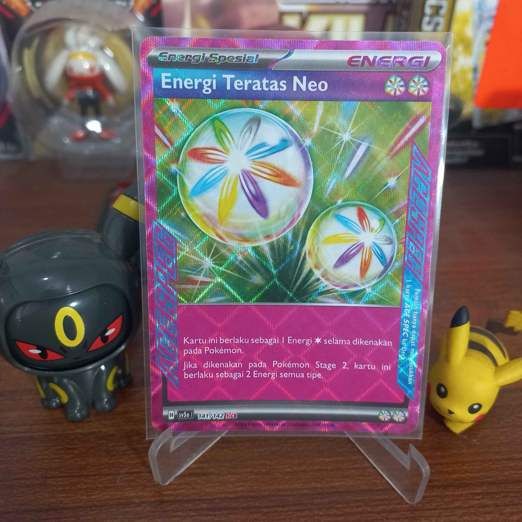 Energi Teratas Neo Ace Spec Sv5s 141/142 - Kartu Pokemon TCG Indonesia Paradoks Andalan Original