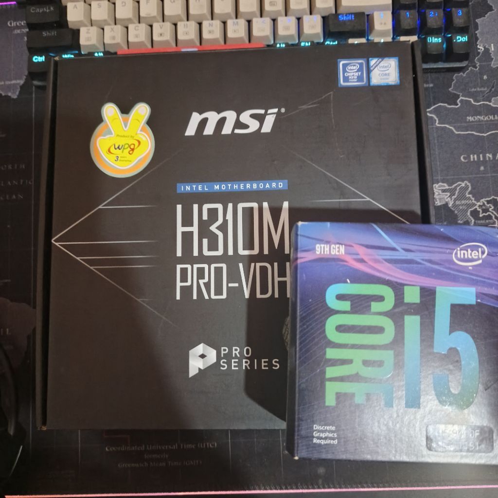 paket mobo i5 9400f dan msi h310m pro vdh