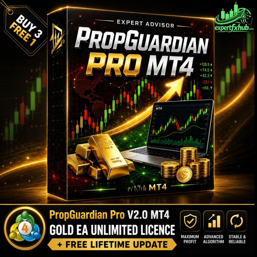v2.0 PropGuardian Pro Gold EA Metatrader 4 Expert Advisor, trading bot unlimited licence and free li