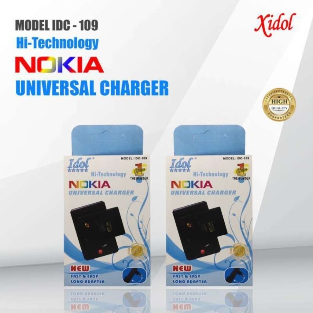 XIDOL Universal Charger Nokia IDC-109 Desktop Charger Baterai Jadul Original