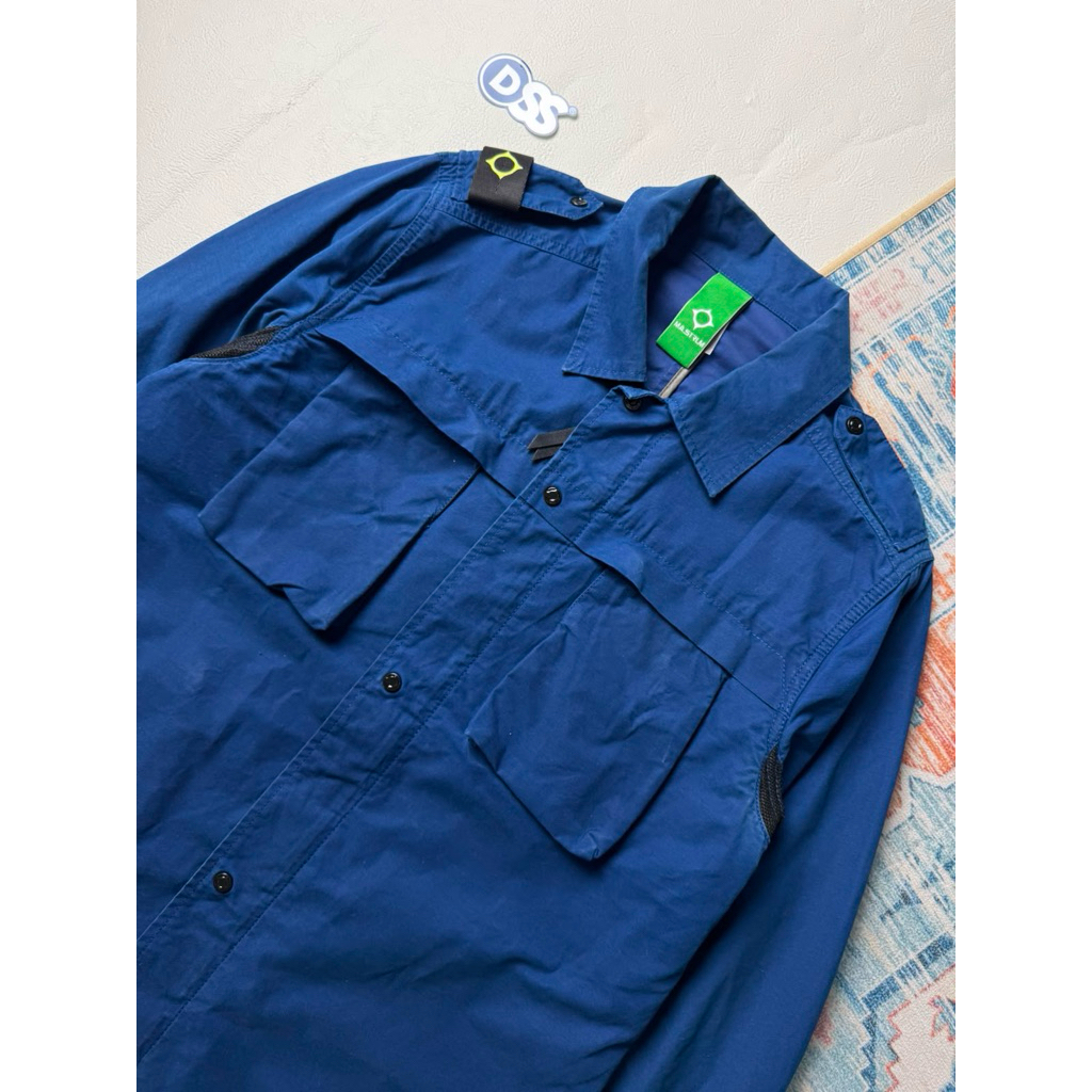 Mastrum Jacket Overshirt Multipocket Blue