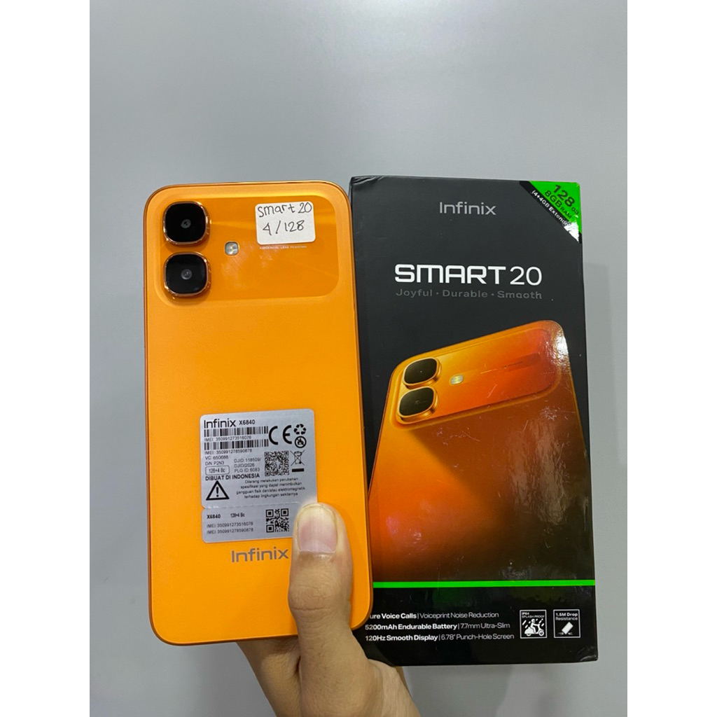 infinix smart 20 ram 4/128 second