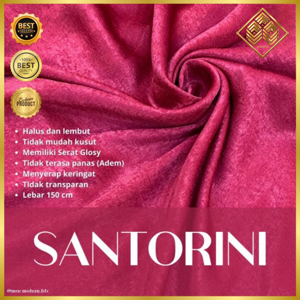 KAIN SANTORINI / SANTORINI LUXURY / SANTORINI SILK / SANTORINI SILKY