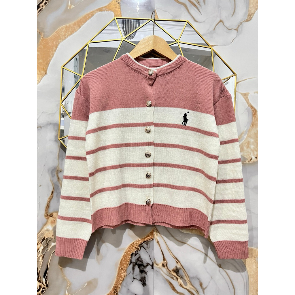 Ziper polo garis