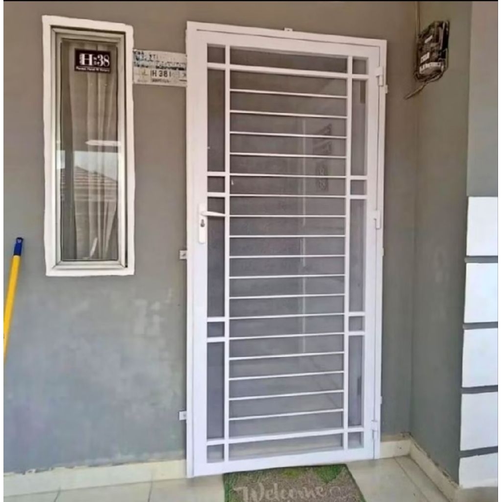 Pintu Tralis kawat nyamuk