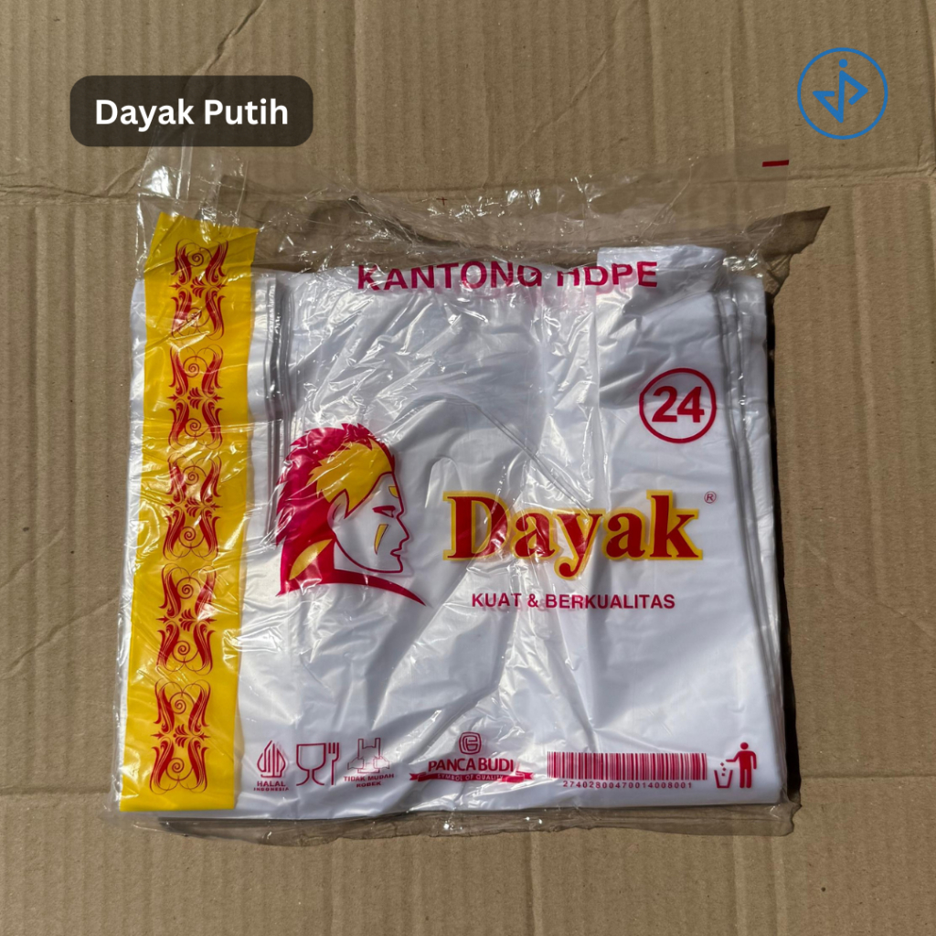Kantong Plastik bening merk Dayak | 320gr