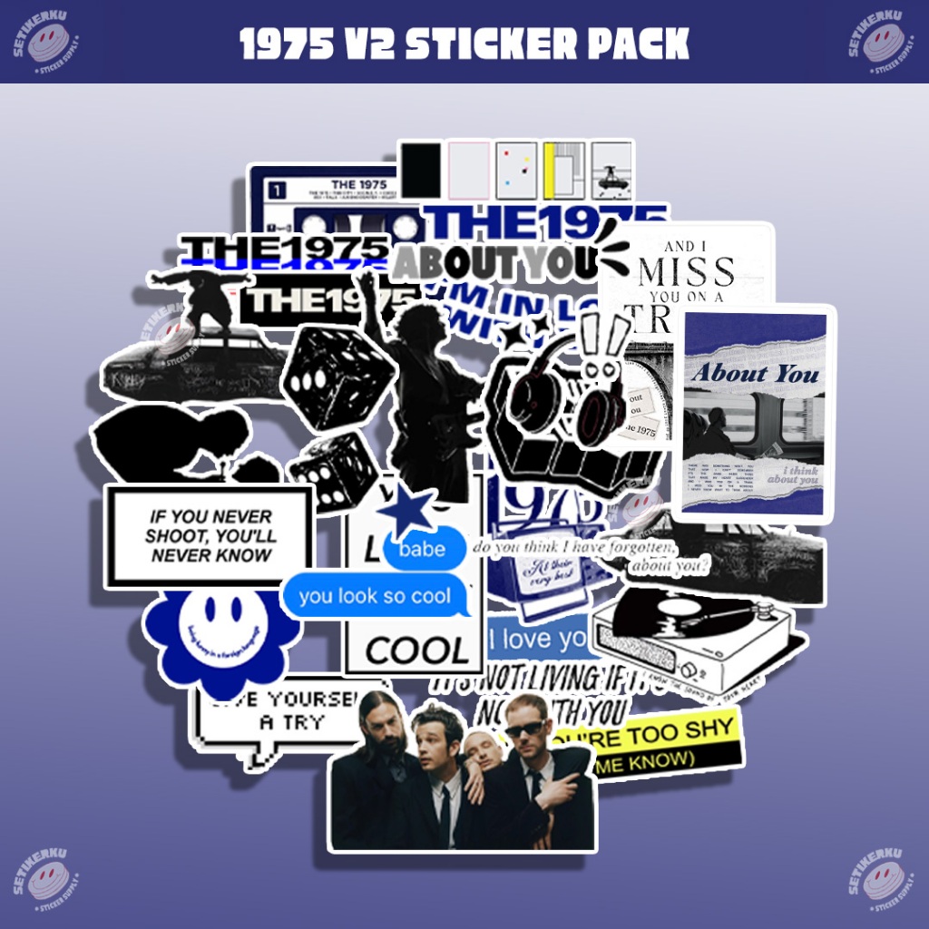 28pcs THE 1975 V2 Sticker Pack | stiker the 1975 aesthetic