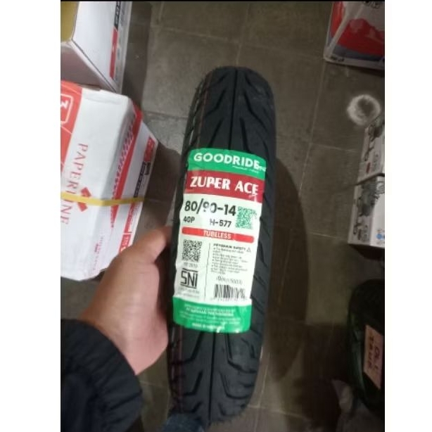 Ban Luar GoodRide 80/90-14 Tubeles SNI