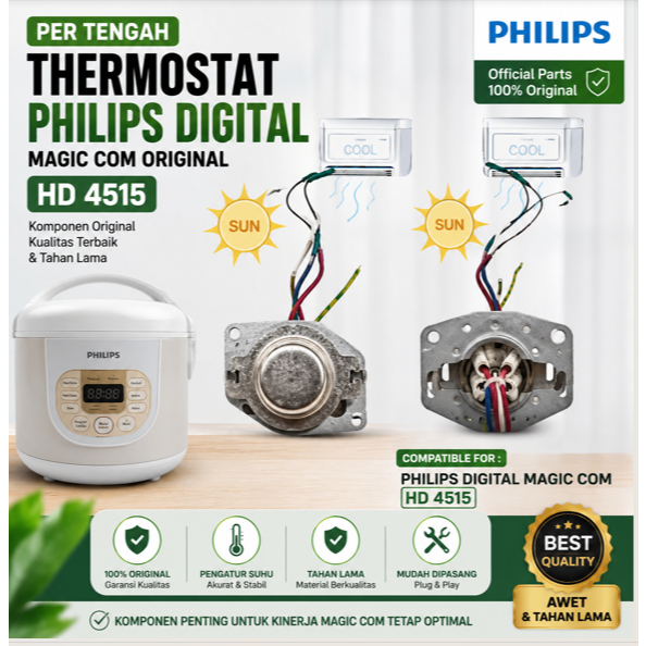 PER TENGAH THERMOSTAT PHILIPS DIGITAL  MAGIC COM ORIGINAL HD 4515