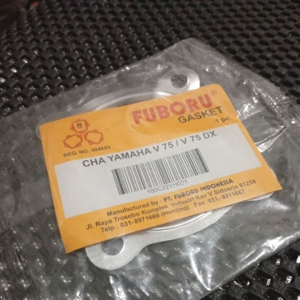 Packing Perpak Gasket Cylinder Head Kop Atas Yamaha V 75 V75 DX Fuboru Nos
