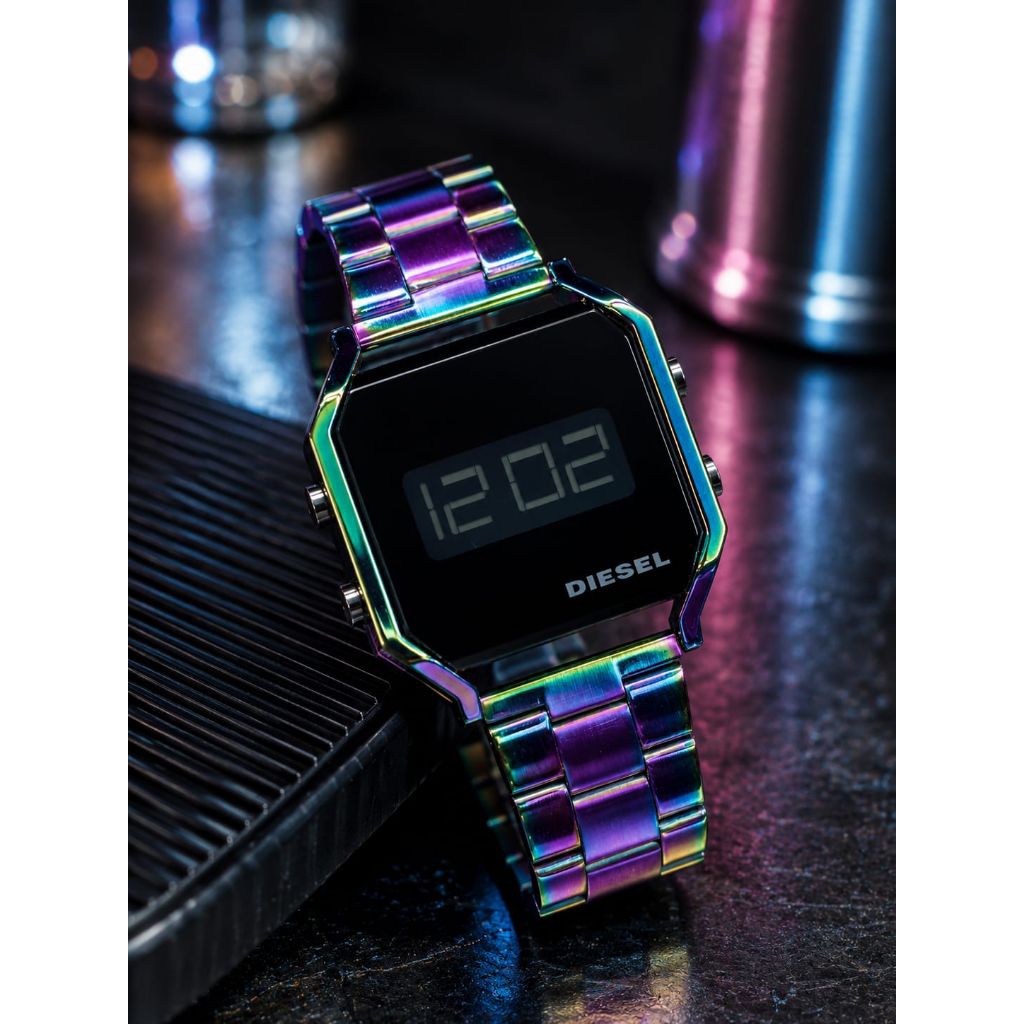 Jam Tangan Digital Pria Wanita  DIESEL Rantai
