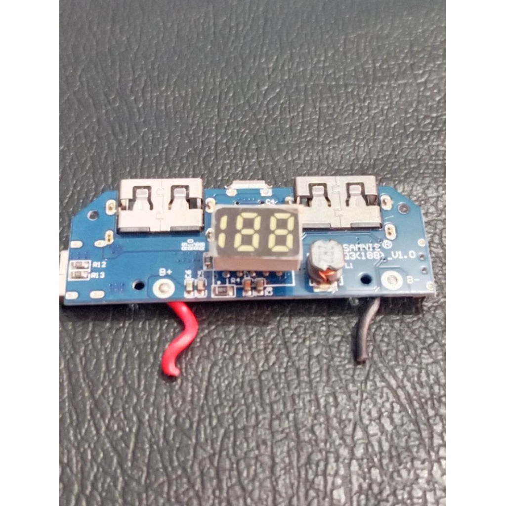 Modul Powerbank Digital Led Fast Charger 2,5A 5volt Modul Charger Indikator digital
