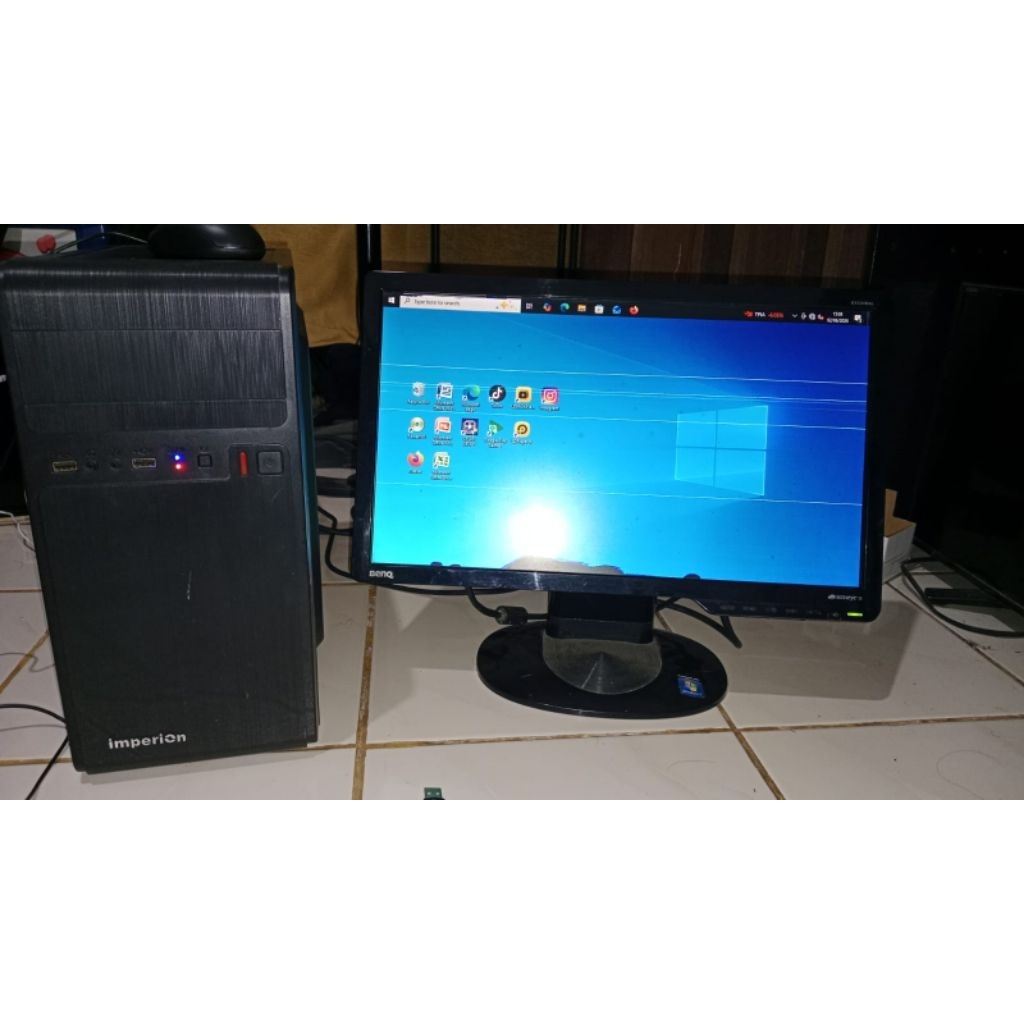 Komputer / PC dan Monitor bekas 19 inch