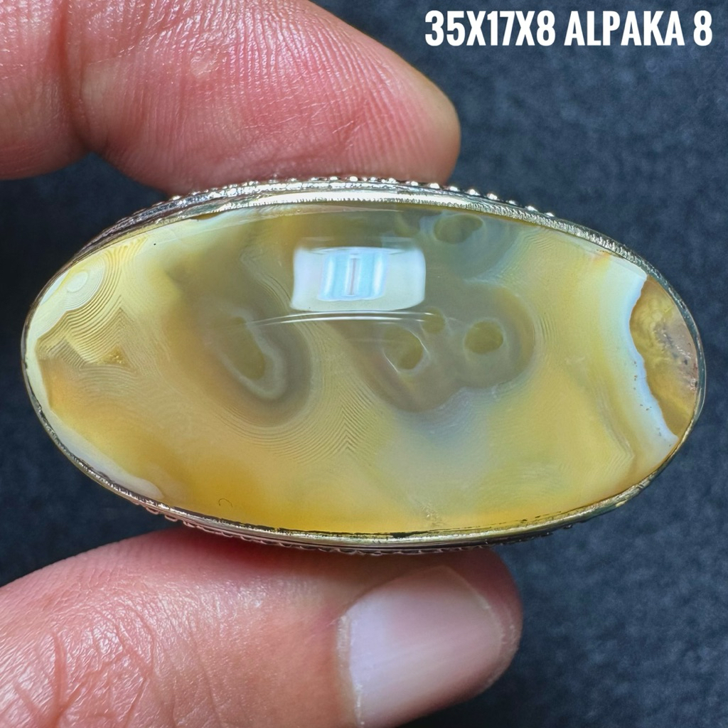 Cincin Batu Akik Natural Lafadz Allah (Asli Alam)