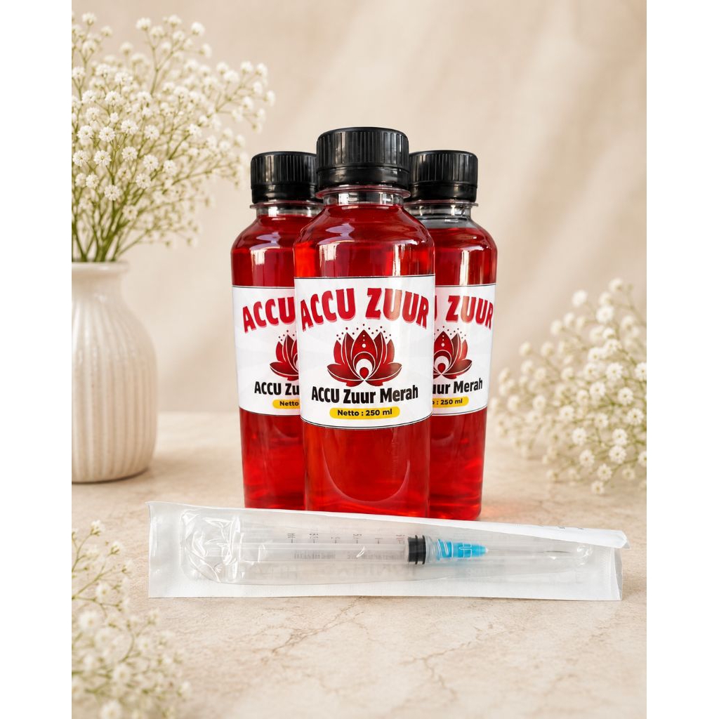 AIR AKI ZUR MERAH UNTUK AKI KERING TEKOR
