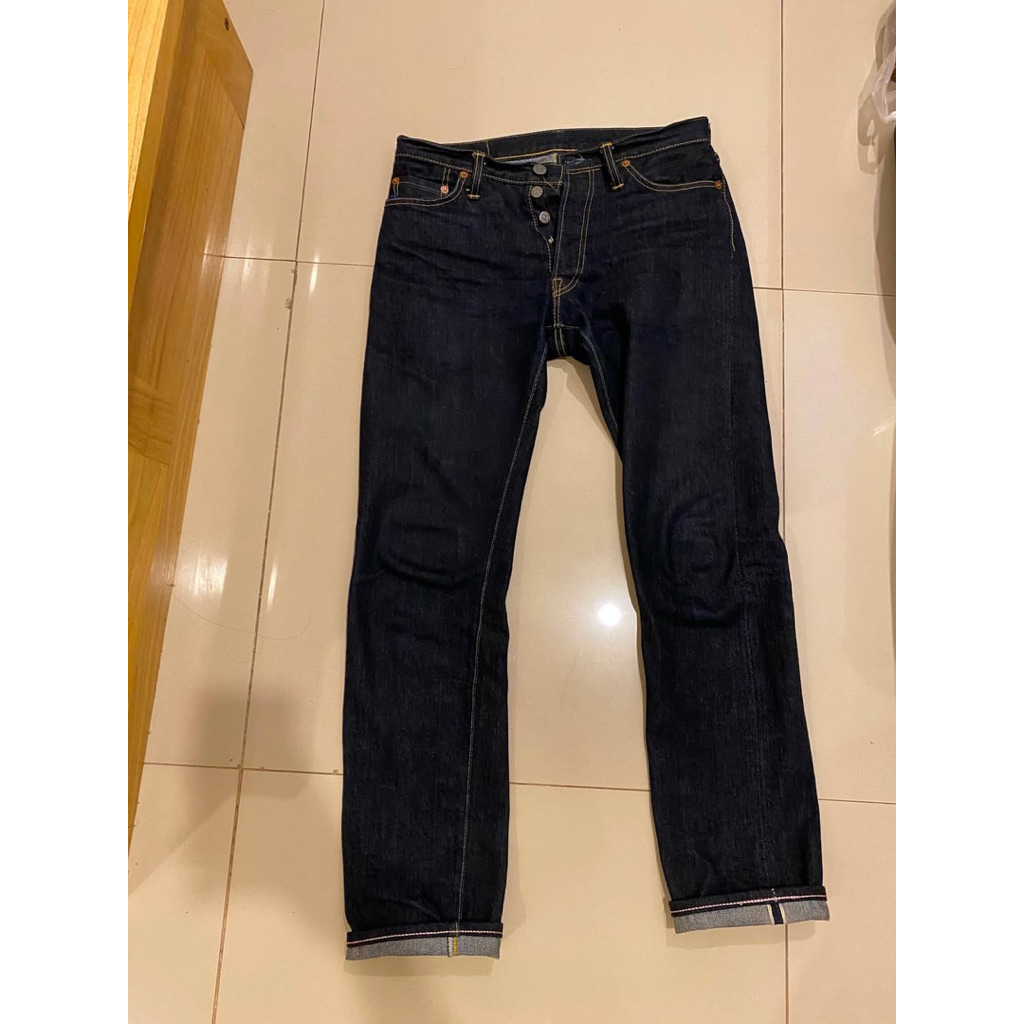 denim selvedge The Flat Head x Pronto  Denim 3XXPTLP sz 29 w33