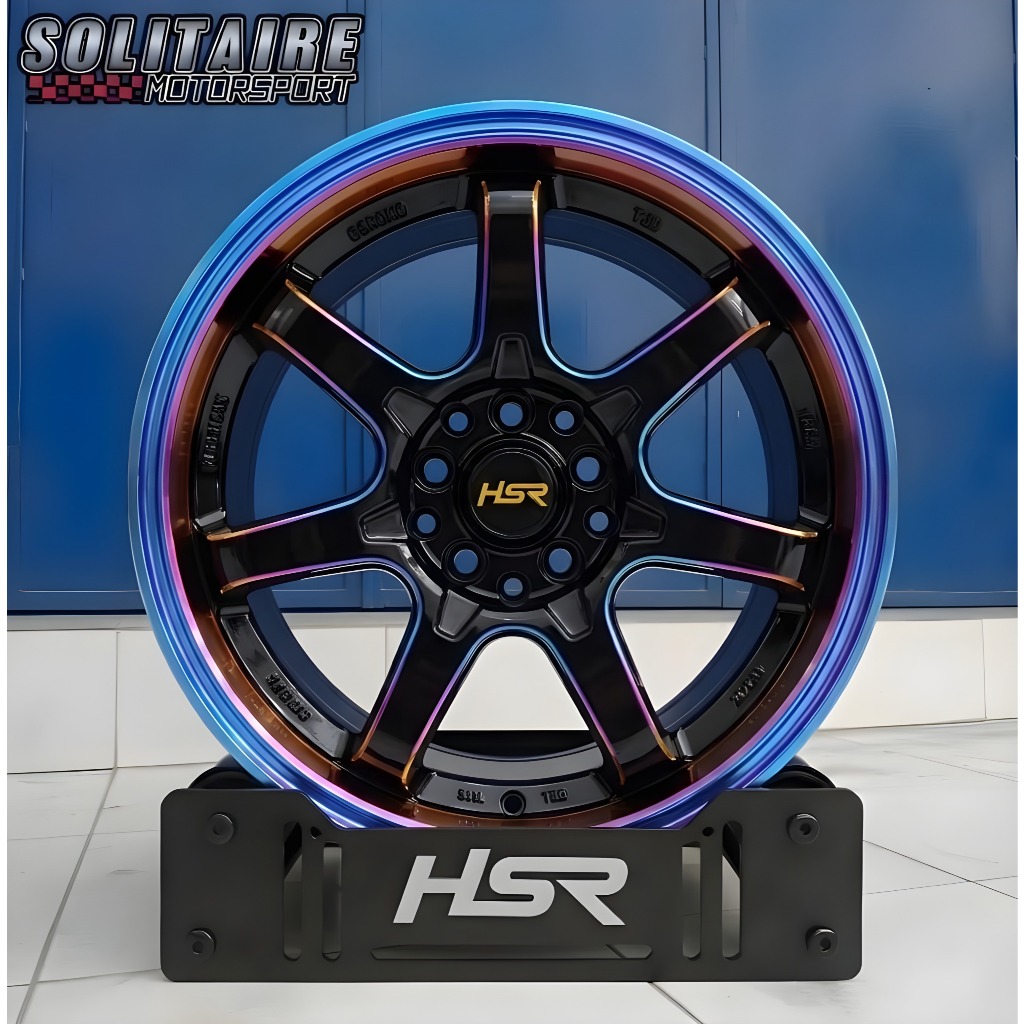 Velg Mobil Racing Ring 16 Model Palang 7 Pelek HSR Boroko Tjh Pnp Taruna, Luxio, Terios, Wuling Alma