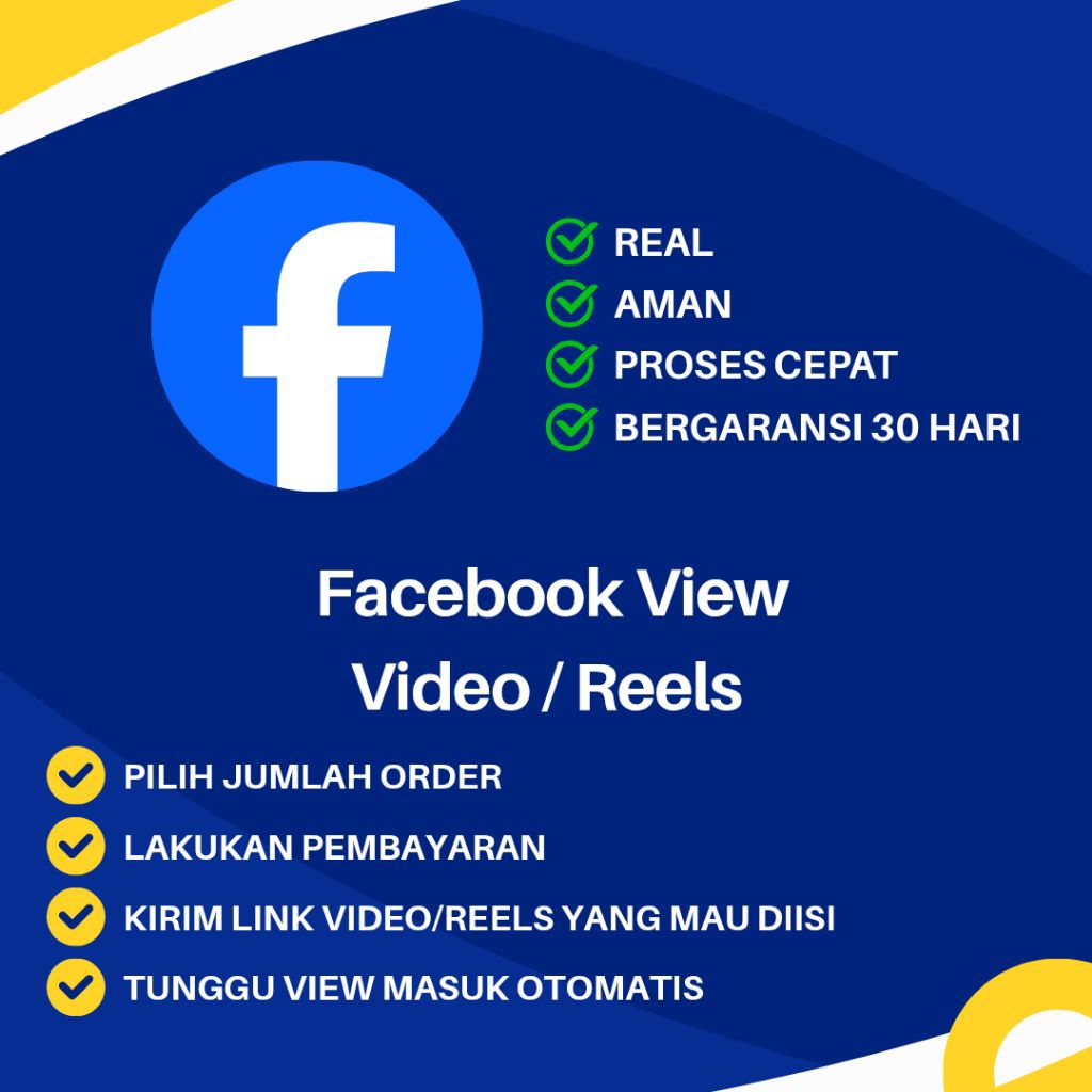 View | Views | Viewer | Video| Reels | Facebook Pro, Berkualitas Tinggi