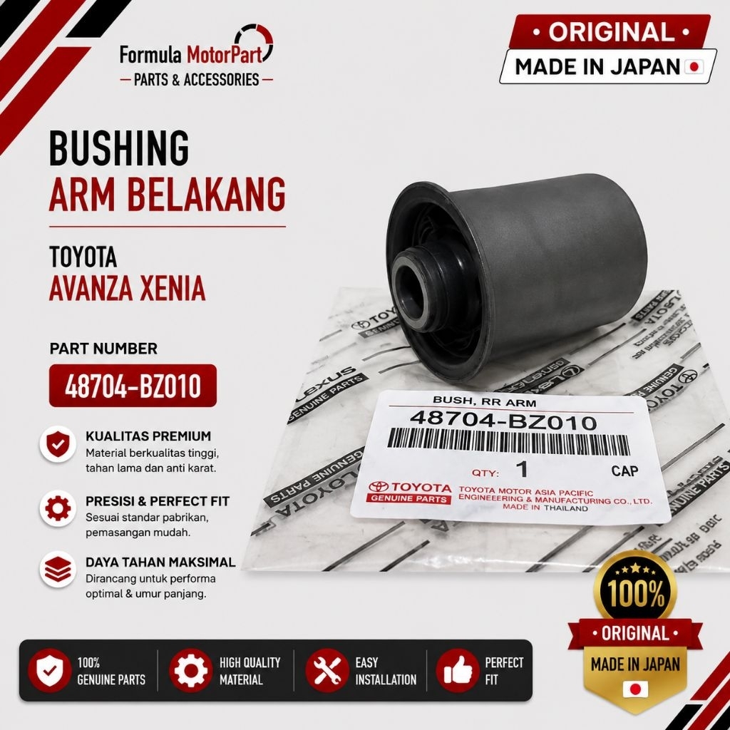 BUSHING ARM BELAKANG AVANZA XENIA 2004-2011 48704-BZ010
