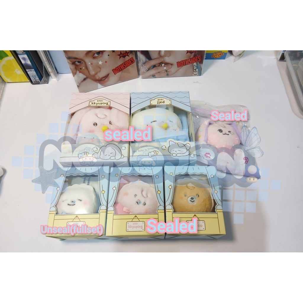 DOLL/KEYRING LINE FRIEND X DREAMIEZ JJED, KKYUPING OFFICIAL V3 & V4