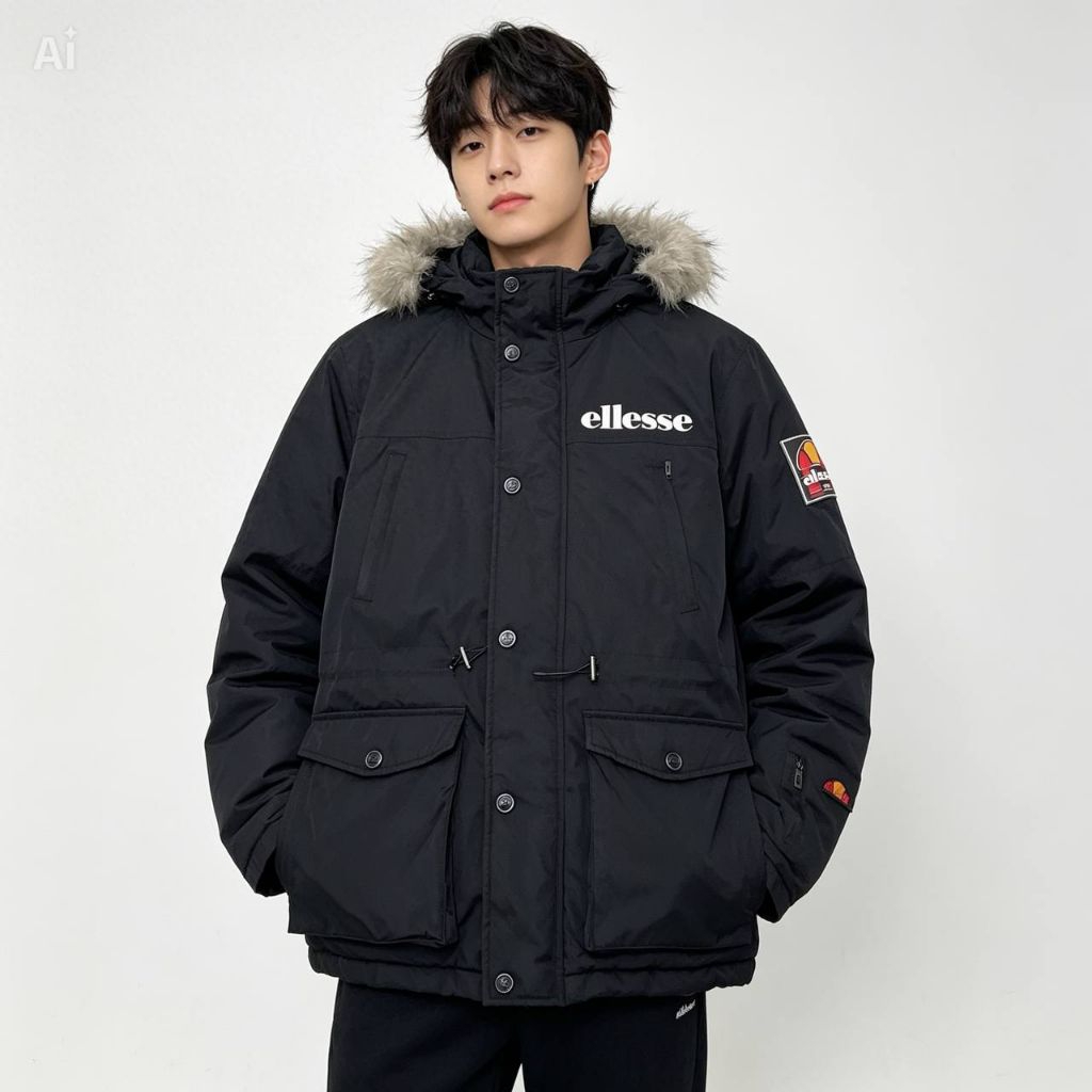Ellesse winter jacket semi parka