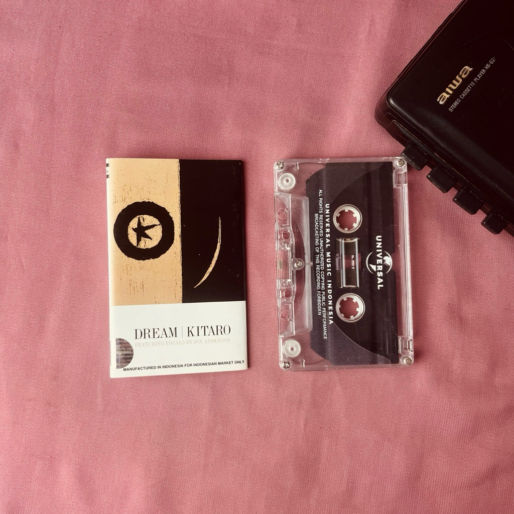 Kaset Pita Kitaro Dream Featuring Vocals by Jon Anderson (1992) Original New Age Instrumental