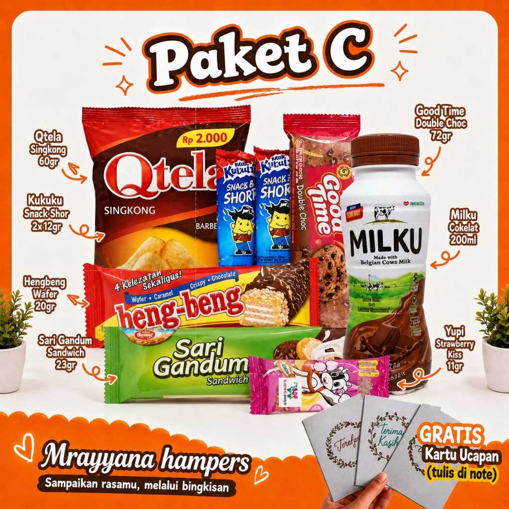 [P-ULTAH-C] Paket Ultah Hampers Unik (Bingkisan Ulang tahun Aneka Jajan Jajanan Anak birthday milad 