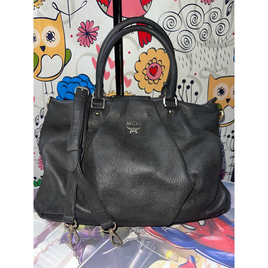 PRELOVED MCM TOTE BAG ORIGINAL