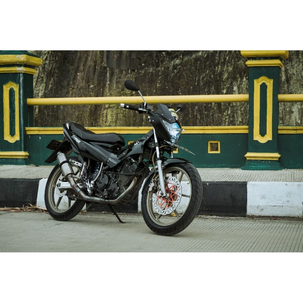 Knalpot R9 Titanium Special Request Satria FU Karbu