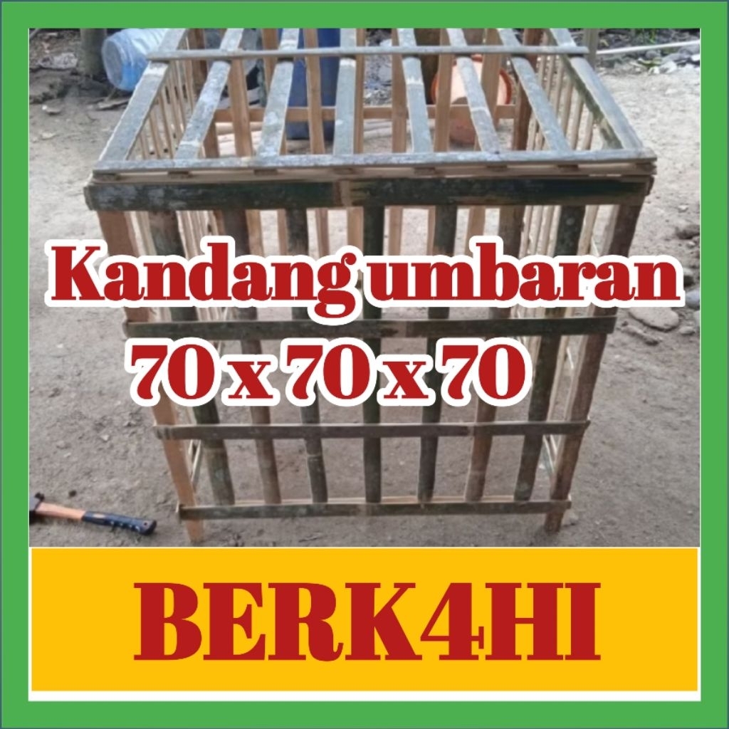 KANDANG AYAM UMBARAN/ KANDANG AYAM BAMBU / KANDANG AYAM RAKITAN
