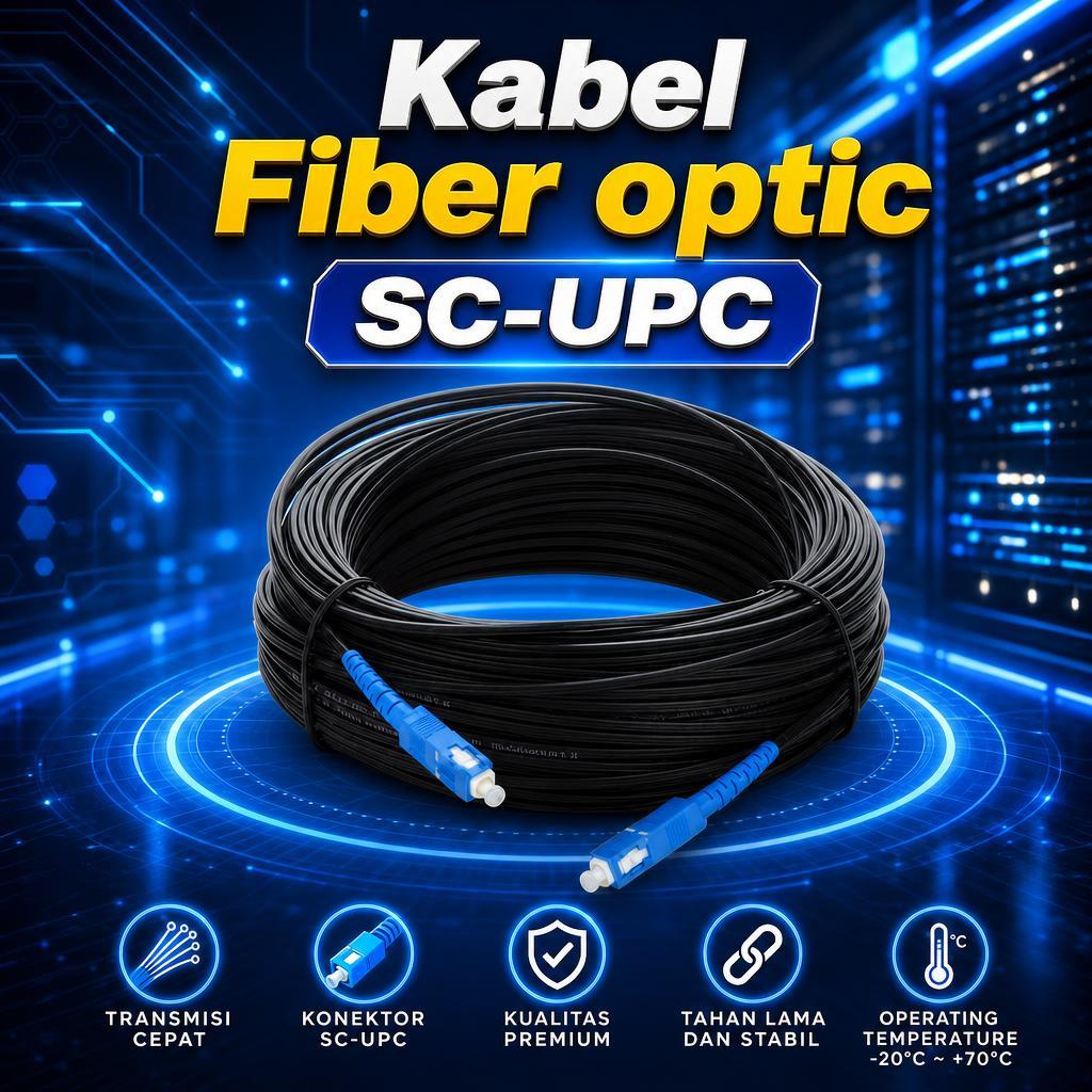 Fiber Optik Kabel Precon 100M-300M SC-UPC FTTH Precon 1 Core