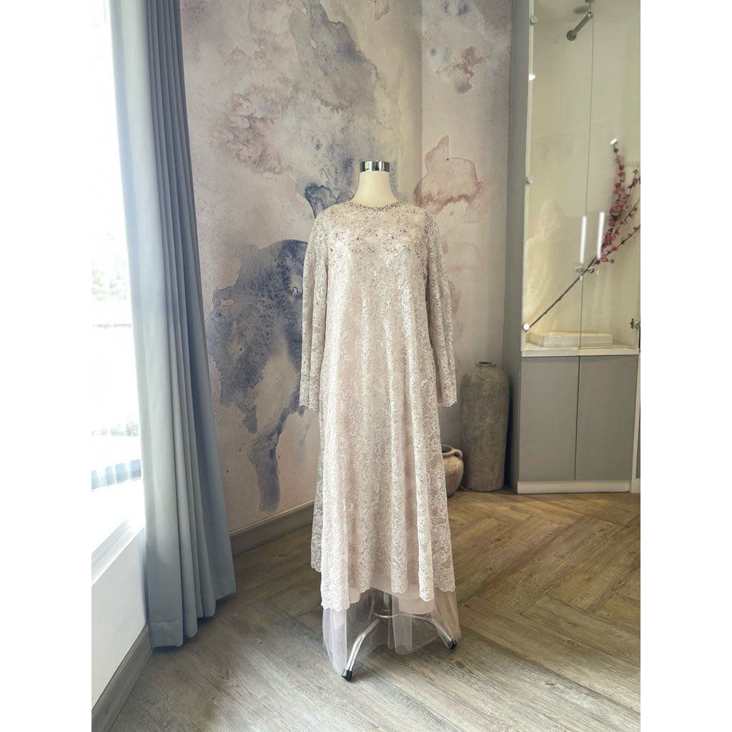 Naira Dress in Champagne