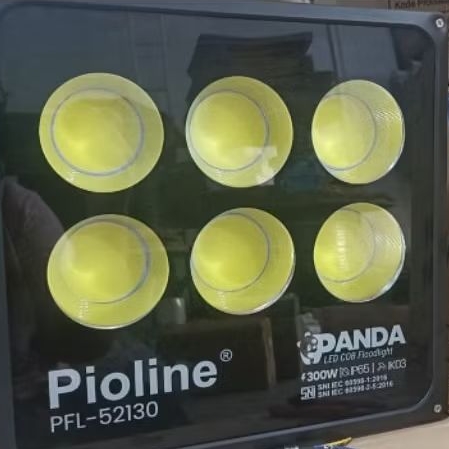 Lampu Sorot 300 watt Panda Pioline PFL-52130 Lampu LED 6 x COB 50w untuk Pencahayaan Profesional