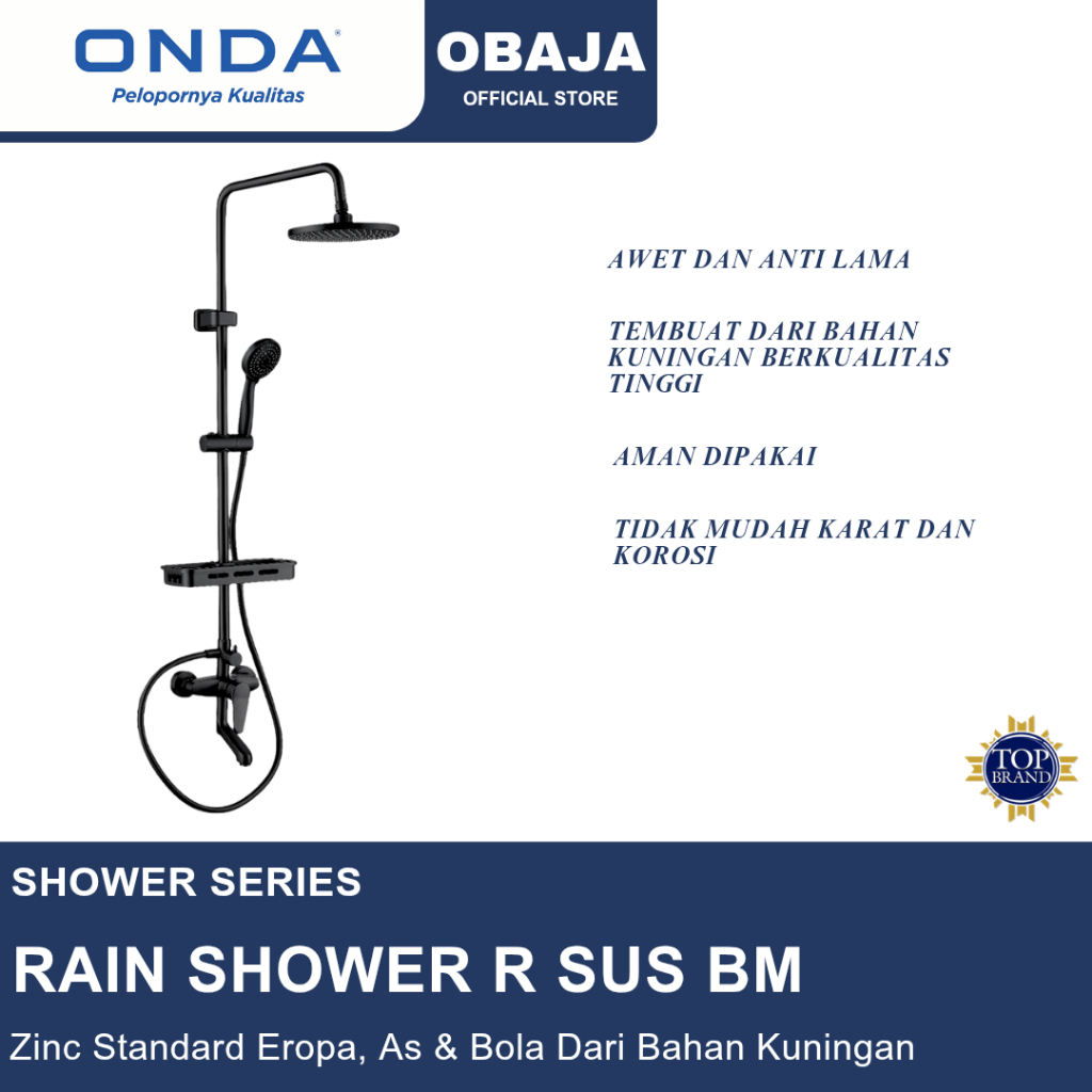 Onda R SUS BM Rain Shower Onda / Rain Shower Onda Full Set