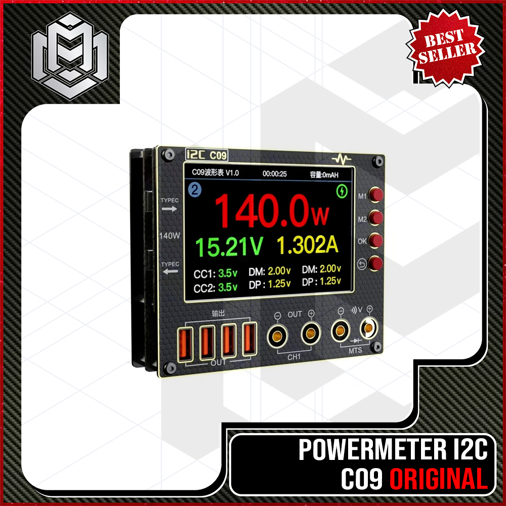MM - Powermeter I2C C09 / Power Meter i2C C09 / Alat Ukur Arus