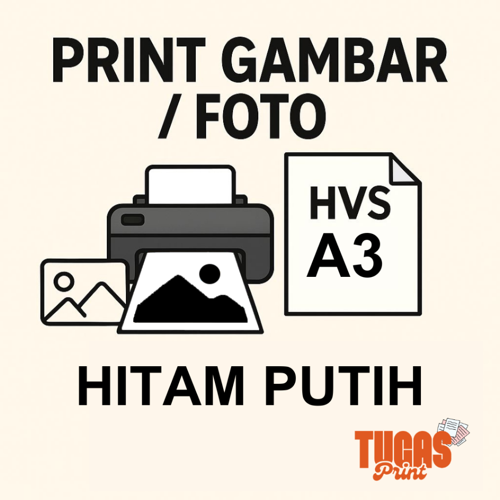 Jasa Print A3 HVS – Cetak Poster A3, Gambar & Dokumen Hitam Putih / Warna Murah Cepat