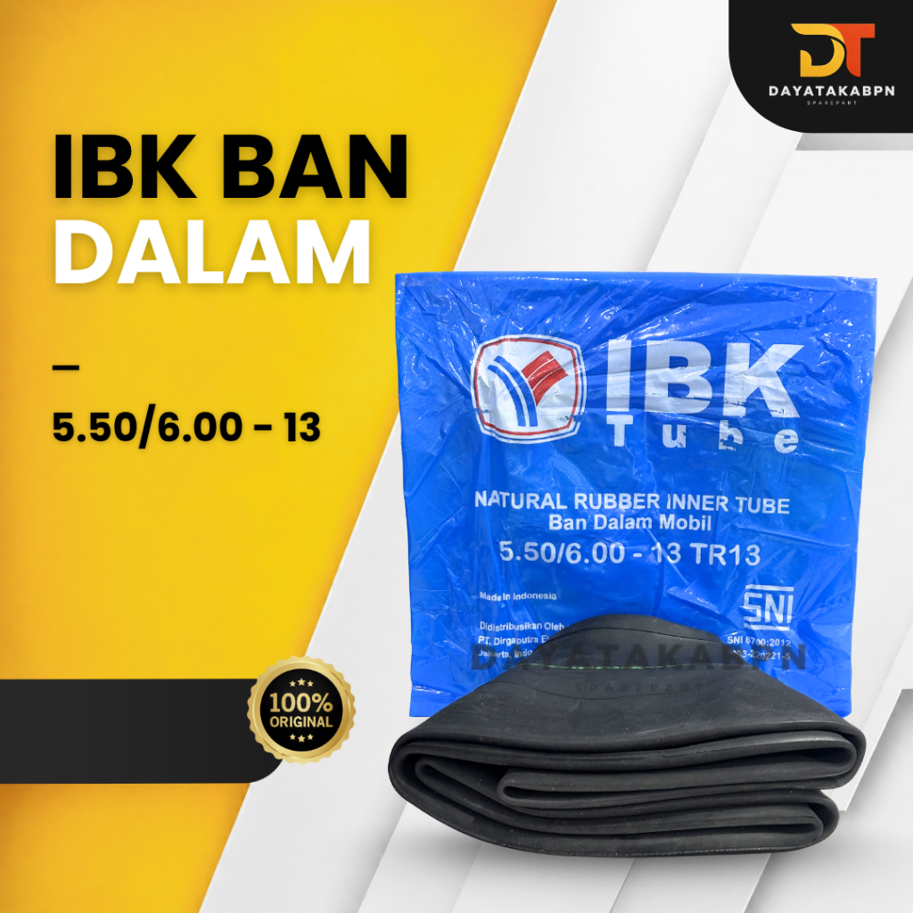 Ban Dalam Mobil IBK 13 - Ukuran 5.50/6.00-13