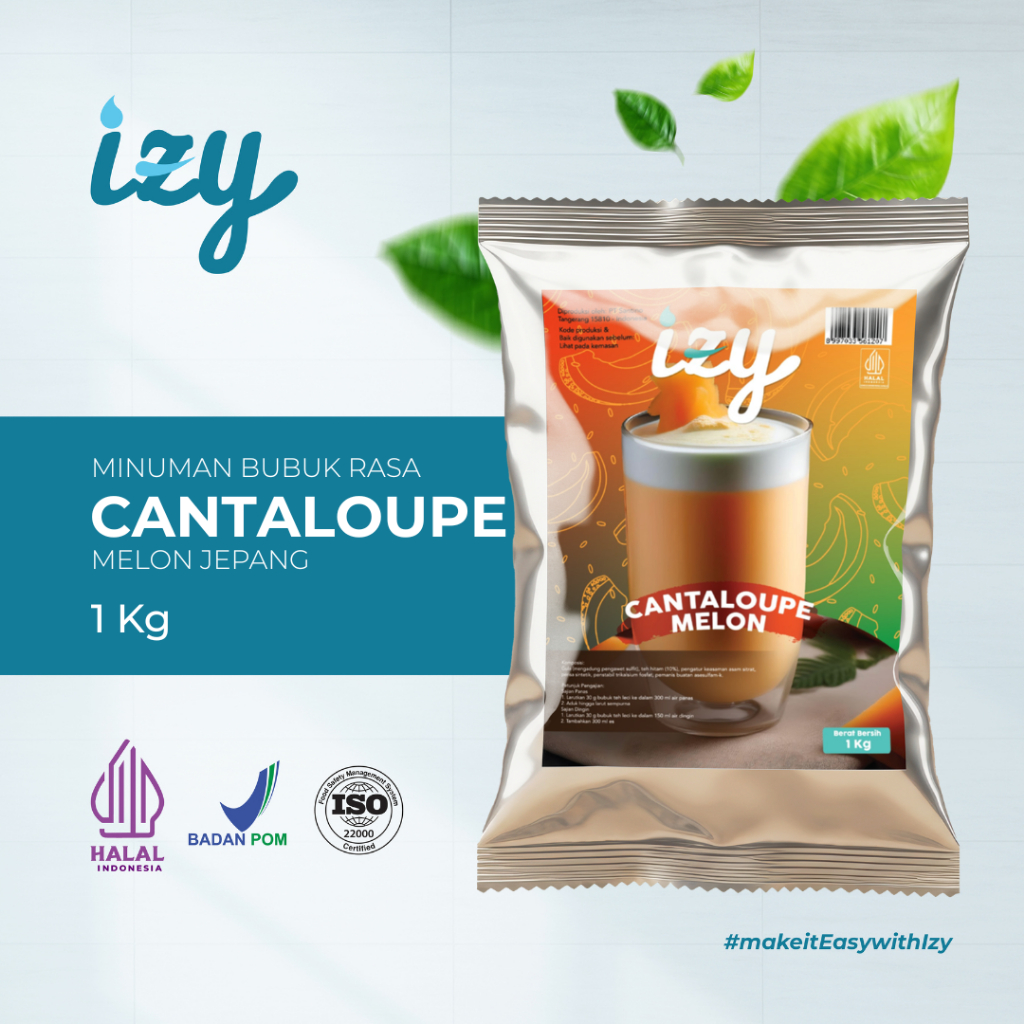 Izy Powder Drink Melon Cantaloupe