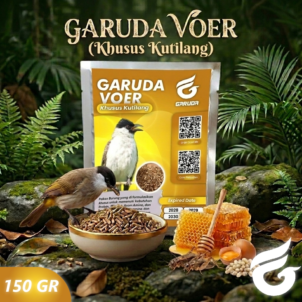 VOER BURUNG KUTILANG | VOER HARIAN | VOER NUTRISI KOMPLIT | GARUDA VOER HARIAN KHUSUS KUTILANG | GAR