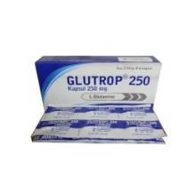 Glutrop 250 mg BOX isi 30 tablet & GLUTROP 1000 box isi 30 Tablet - suplemen yang mengandung L-Gluta