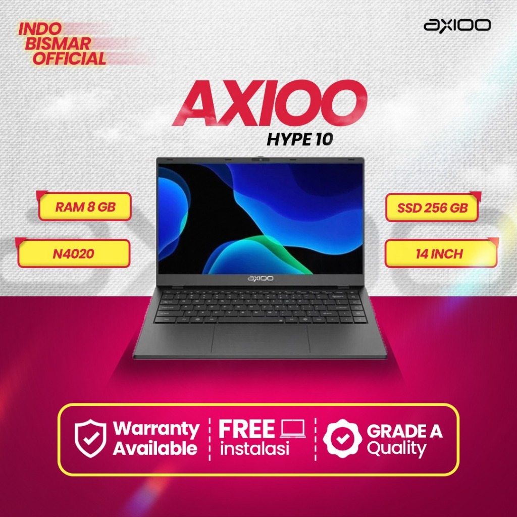 NB AXIOO HYPE 10 N4020 8GB/256GB/14"/DOS & NB AXIOO HYPE 10 N4020 8GB/256GB/14"/DOS/NOTAS